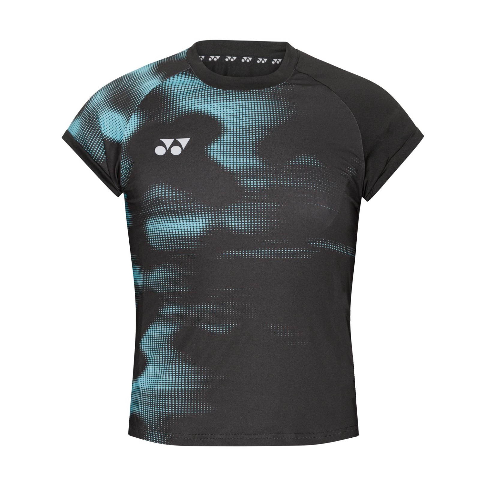 Yonex Women T Shirt Black Blue Badmintonshop