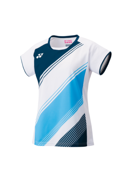 Yonex Crew Neck T-Shirt Tournament 20591EX Damen Weiß/Blau