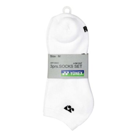 Yonex Low Cut 8443 Socken 3er-Pack Weiß