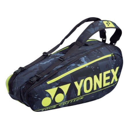 Yonex Pro Racketbag X6 92026EX Schwarz/Gelb