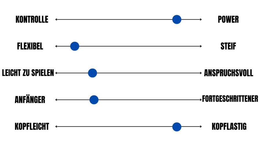 Bestbewertete Badmintonschläger 2025 – RSL Master Speed 5000 – Bewertungsskala