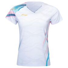 Li-Ning AAYV146-2 Side Effect Women T-shirt White