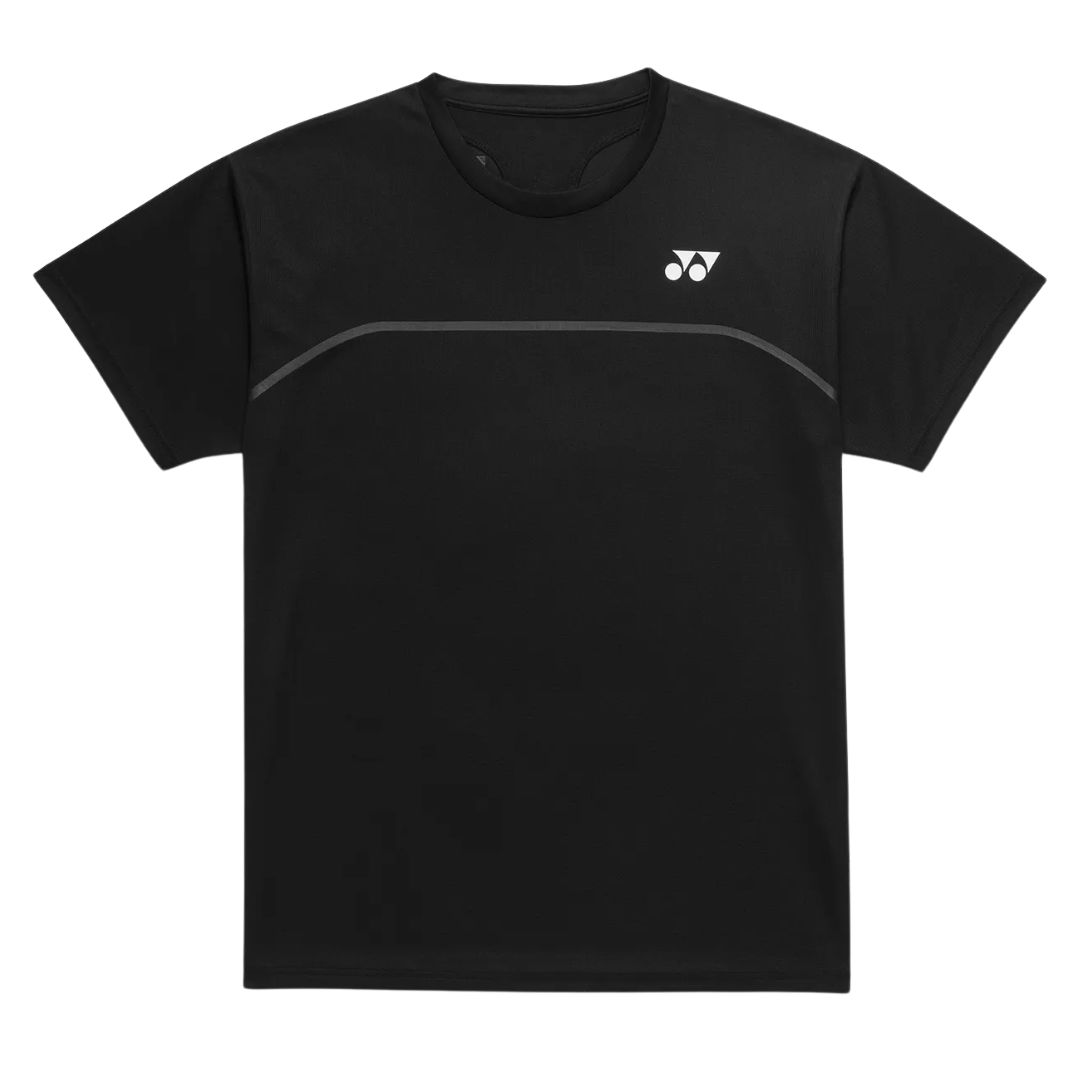 Yonex Crew Neck T-shirt 10728 Black - Badmintonshop